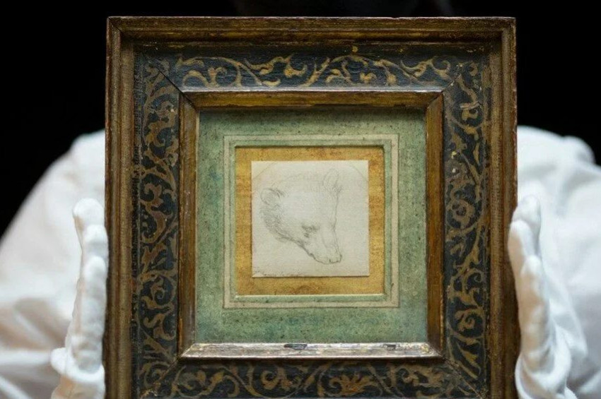 Leonardo da Vincinin Ayı Başı çizimi 104 milyon liraya satıldı