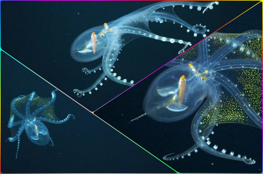 Cam Ahtapotun çok net görüntüleri çekildi