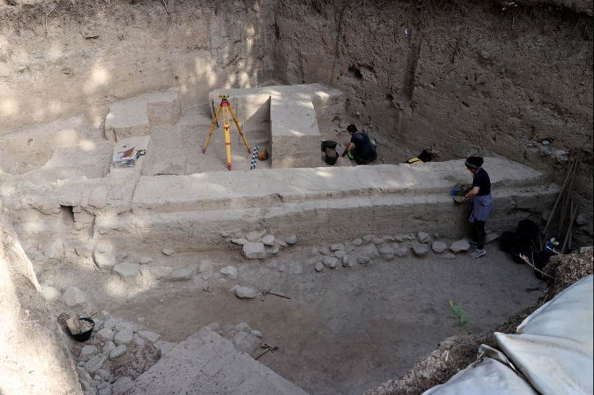 Aççana Höyükte kazılar tapınaklar bölgesine yoğunlaştı