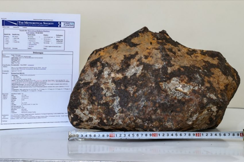 Doğuzağaç göktaşı Uluslararası Meteorit Veri Bültenine işlendi