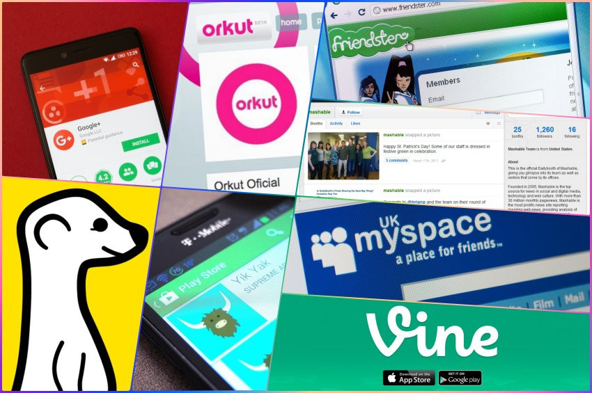 İnternette tutunamayan sosyal medya platformları