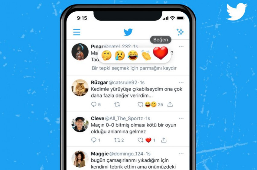 Twitter yeni özelliği Reactions’u test ediyor