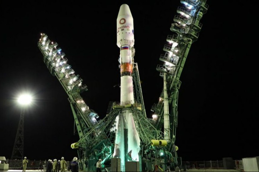 One Webin 34 uydusu Baykonurdan uzaya gönderldi