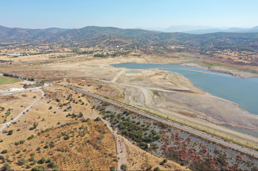 Mumcular Barajında su seviyesi alarm veriyor