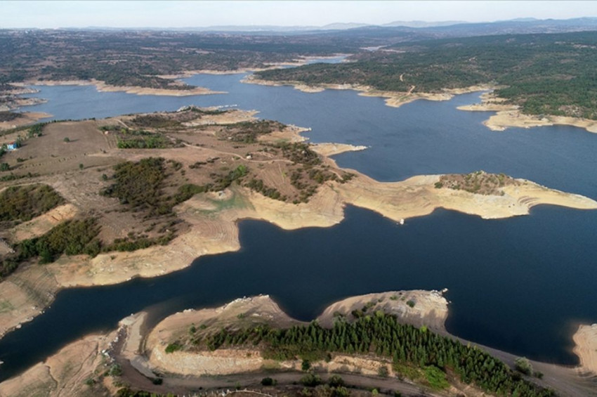 Trakyanın barajları yarı yarıya boşaldı