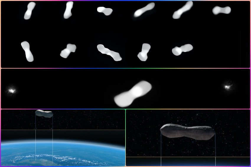 Kleopatra Asteroitinin en net görüntüsü çekildi