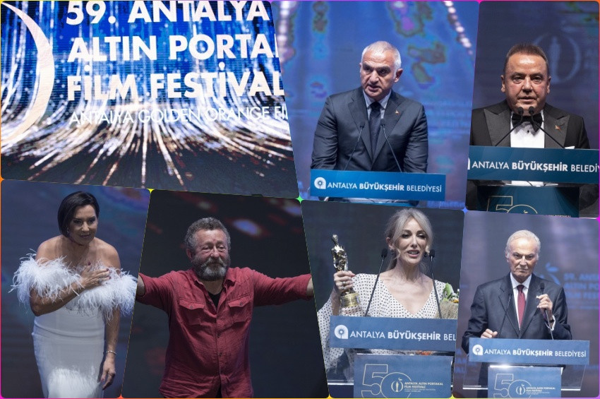 Antalya Altın Portakal Film Festivali onur ödülleri verilerek başladı