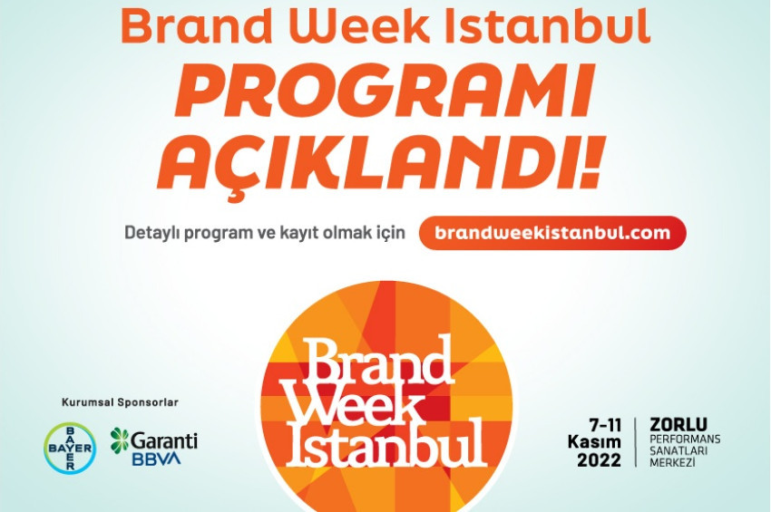 Brand Week Istanbul 2022nin programı açıklandı