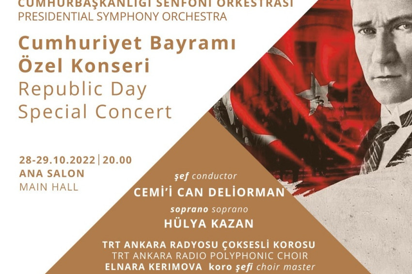 Cumhurbaşkanlığı Senfoni Orkestrası, Cumhuriyet’in 99. yılı konseri