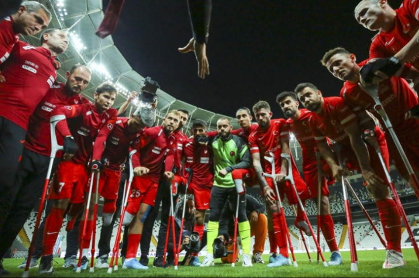 Türkiye Ampute Futbol Milli Takımı finale çıktı