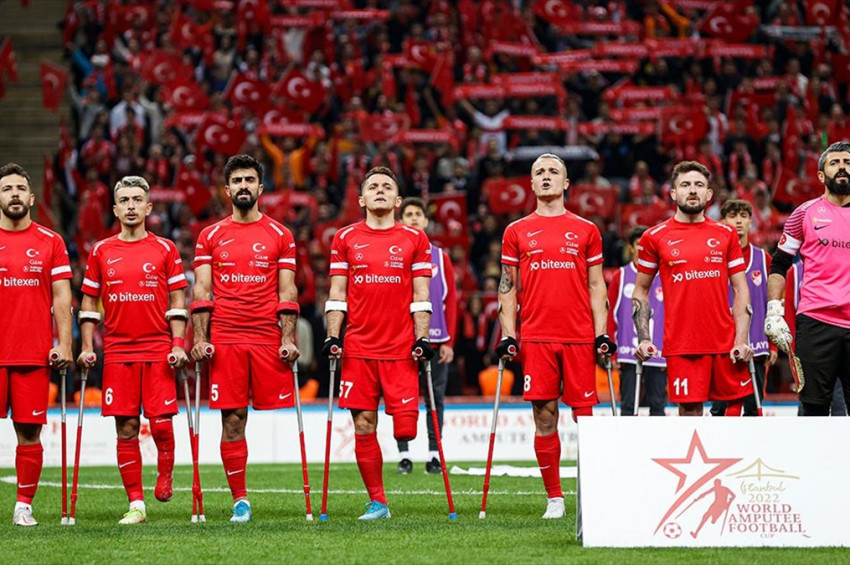 Türkiye Ampute Futbol Milli Takımı Dünya Kupasını kazandı