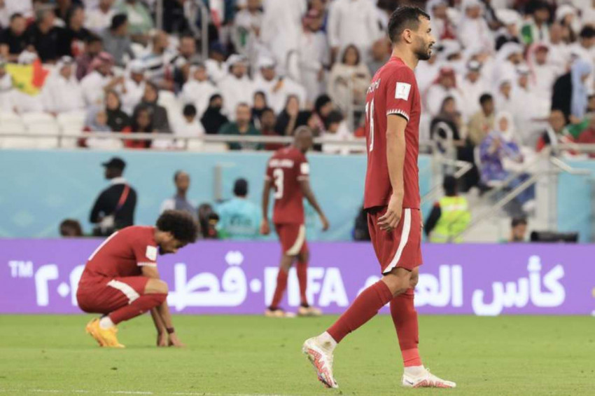 Dünya Kupasına ilk veda eden takım ev sahibi Katar oldu