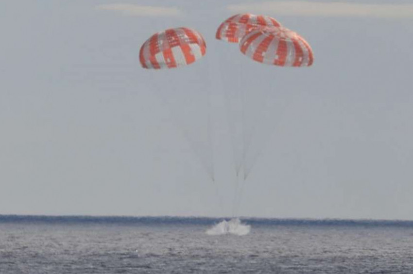 Ay Kolonisi kurma projesinde kullanılacak uzay aracı Orion Dünyaya döndü
