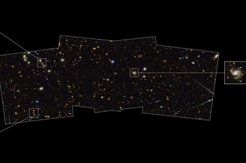 Uzayda pırlanta gibi parlayan yeni bir galaksi keşfedildi