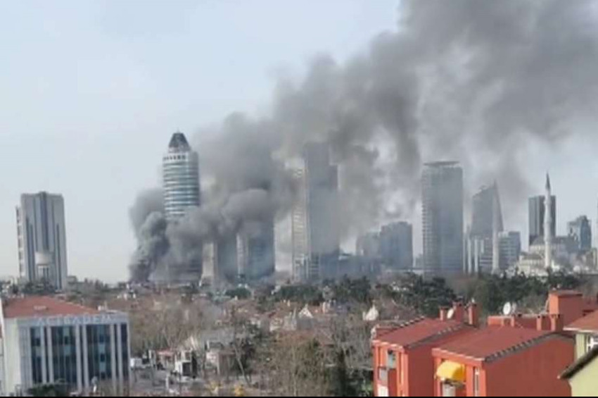 Metro City AVMdeki yangın Leventi dumana boğdu