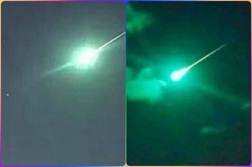  Yeşil ışık saçan meteor Türkiyeyi ayağa kaldırdı