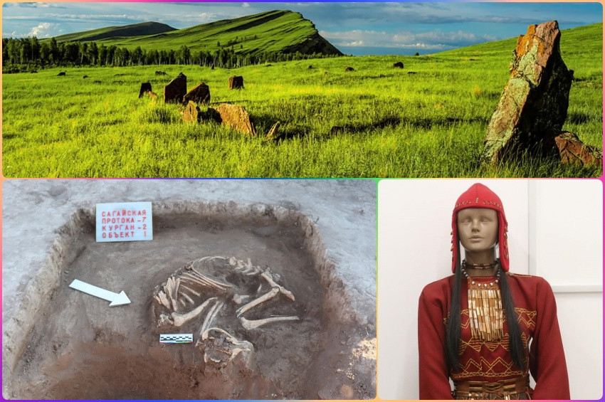 Köpeğiyle dostluğunu mezara taşıyan Karasuk kadını