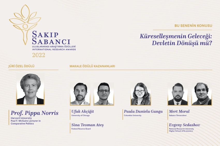 Sakıp Sabancı Uluslararası Araştırma Ödülleri açıklandı