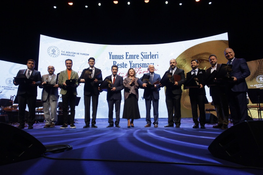 Yunus Emre Şiirleri Beste Yarışması ödülleri verildi