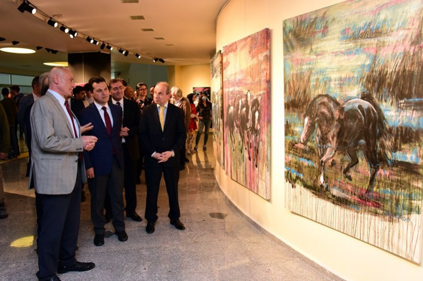 Atlarla Gelen Resim Sergisi