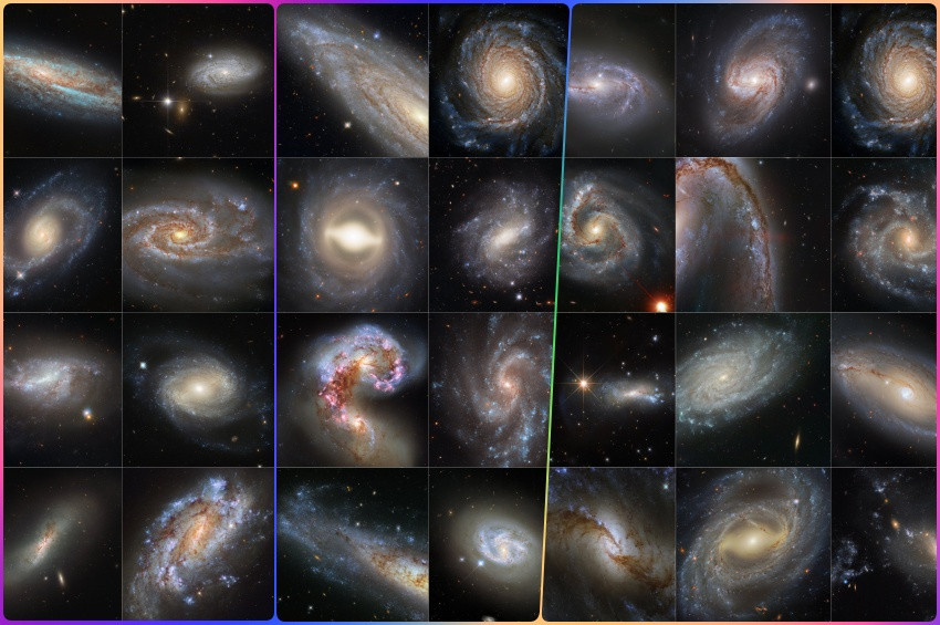 Hubble Uzay Teleskobunun Sarmal Süpernova koleksiyonu