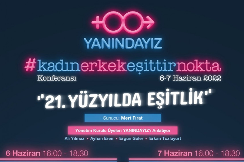 KadınErkekEşittirNokta konferansı 6 Haziranda başlıyor