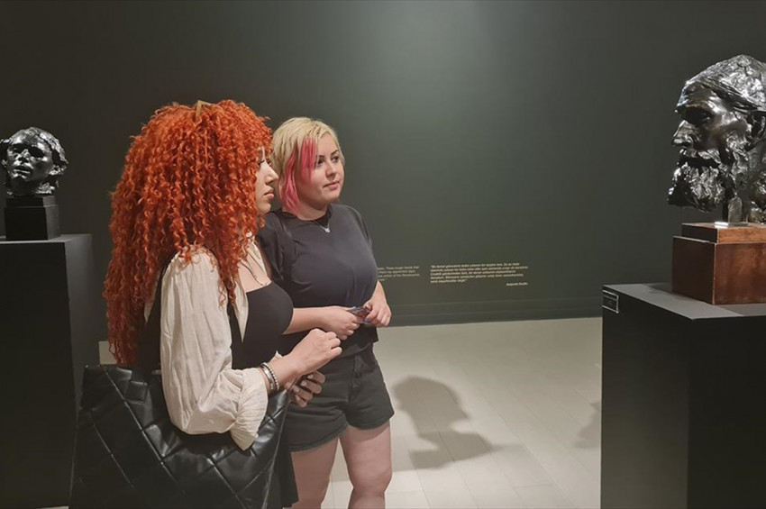 Ünlü Heykeltraş Rodinin 22 eseri Antalyada sergileniyor