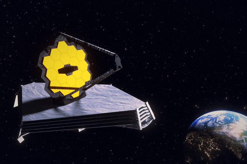 James Webb teleskobunun uzayda çektiği ilk fotoğraf 