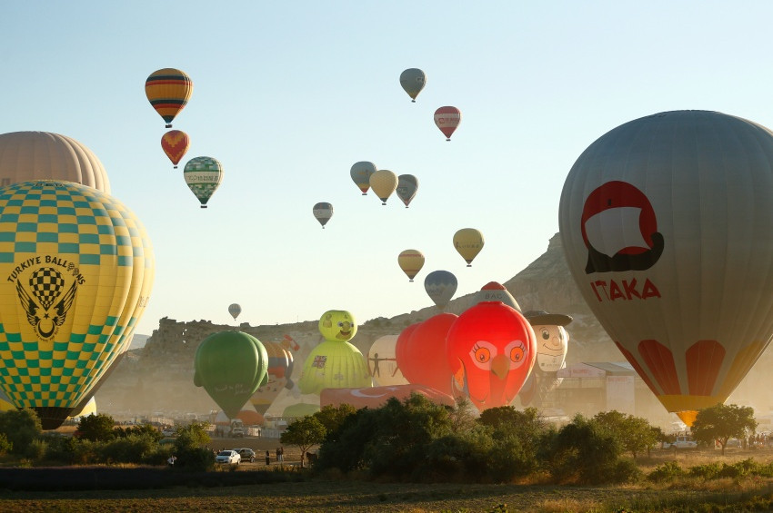 Dört gün süren Kapadokya Balon Festivalisona erdi
