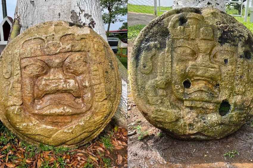 Meksika’da Olmeklere ait insan yüzü tasvirleri bulundu