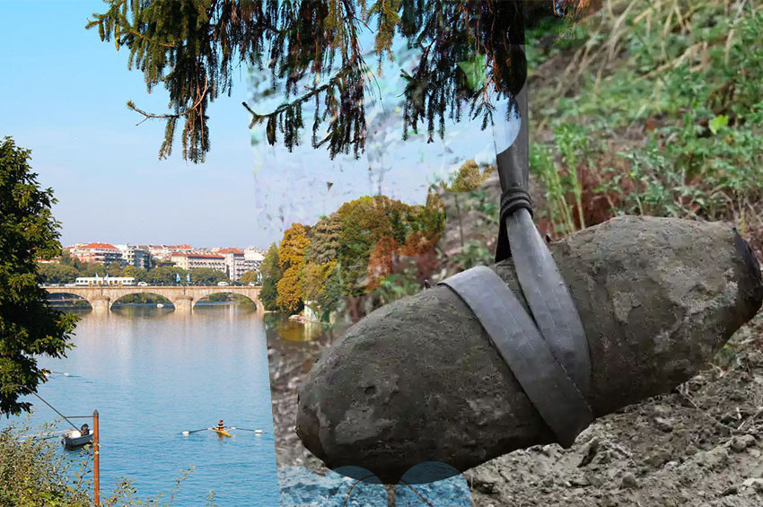 Po nehri kurumaya başlayınca, tarihi bomba ortaya çıktı