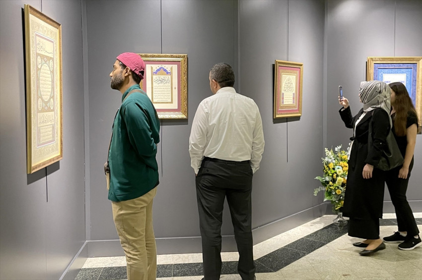 Üsküdarda Hatt-ı Müstakim sergisi açıldı