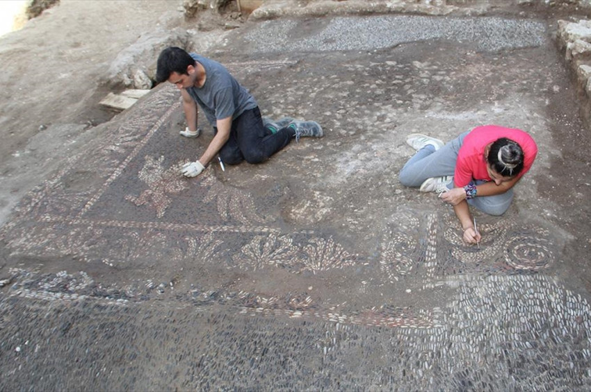 Sinopta Helenistik dönem mozaikleri bulundu
