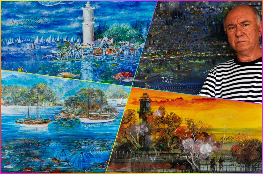 Mavilerde 60 Yıl sergisi İş Sanat Kibele Sanat Galerisi