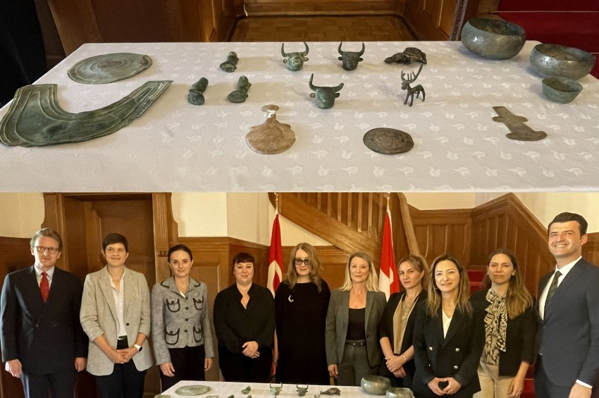 Urartu ve Roma dönemine ait 37 tarihi eser yurda geri döndü