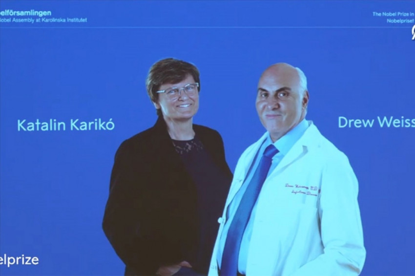 2023 Nobel Tıp Ödülü Katalin Kariko ve Drew Weissmana verildi