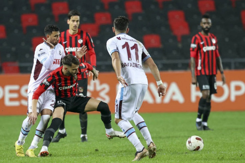 Trabzonspor, Gaziantep deplasmanından 3 puanla dönüyor