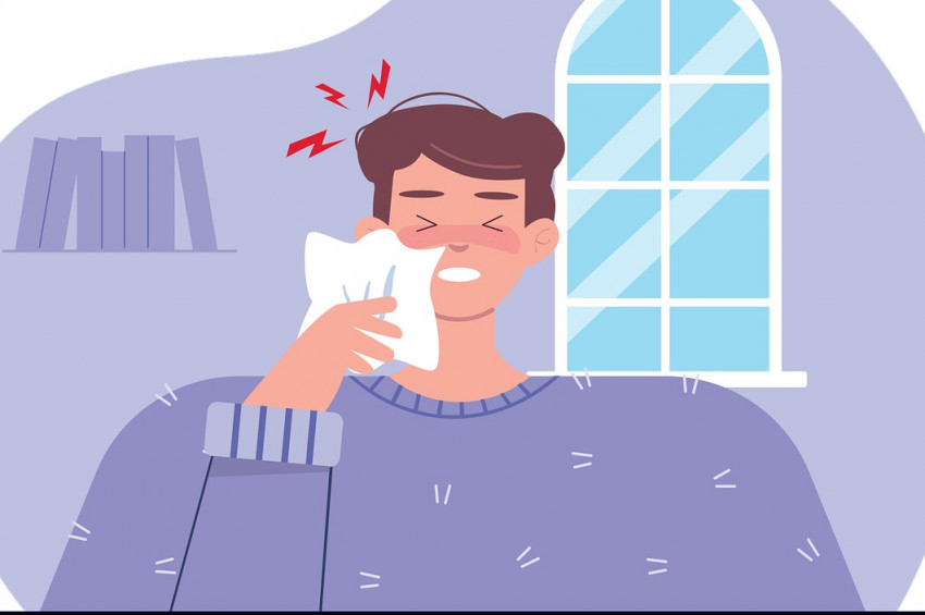 Hapşırığını tutmaya çalışan adamın boğazı patladı!