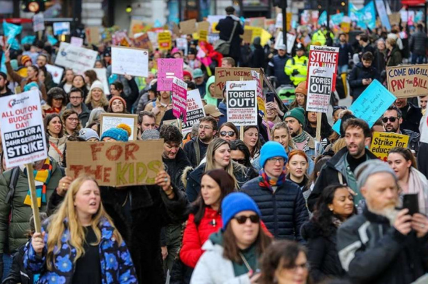 İngilterede adil maaş için dev grev