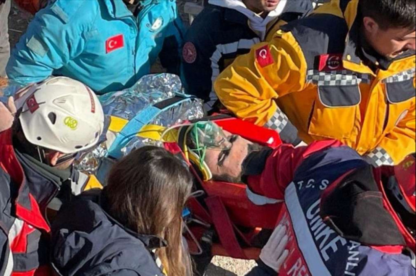 Adıyamanda 198 saat sonra mucizevi kurtarma