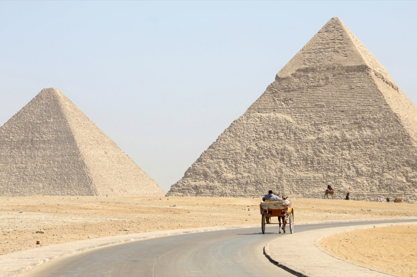 Kahiredeki Keops Piramidide bir gizli geçit daha keşfedildi