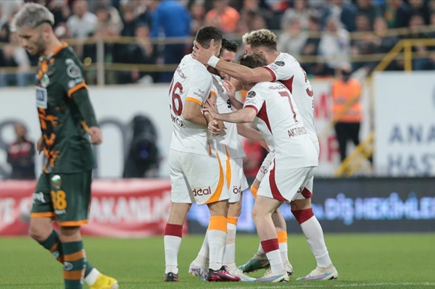 Galatasaray Alanyaspor deplasmanında farklı galip: 4 -1