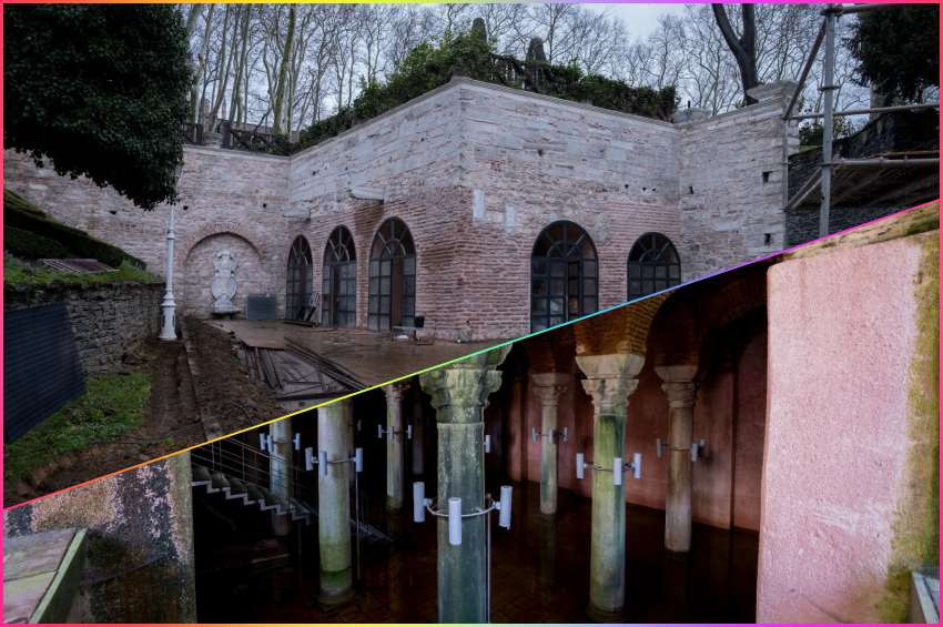 Gülhane Parkı Sarnıcı restore edildi