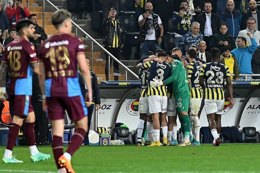 Fenerbahçe: 3 - Trabzonspor: 1
