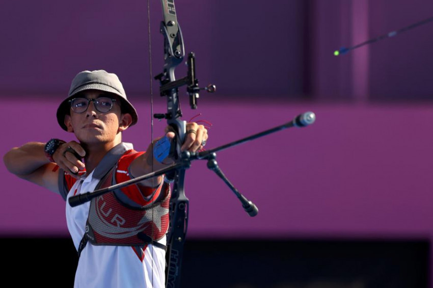 Okçuluk Dünya Kupasında çiftlerde Mete Gazoz  ve Fatma Maraşlı üçüncü oldu