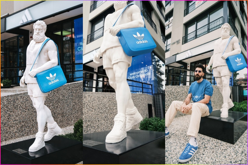 Sanatçı Emre Yusufi Herküle adidas giydirdi!