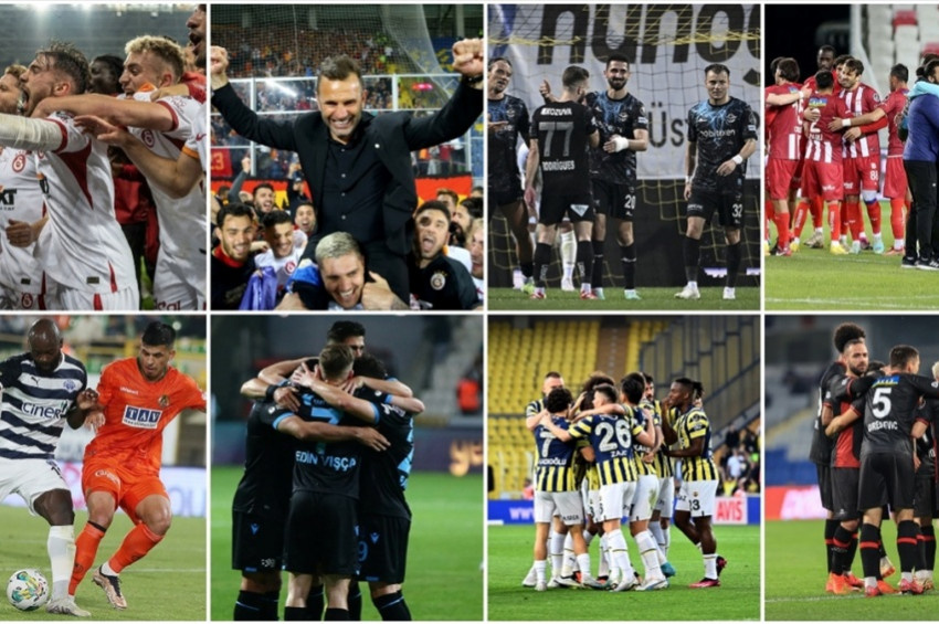  Süper Ligde 36. hafta toplu sonuçları ve puan durumu