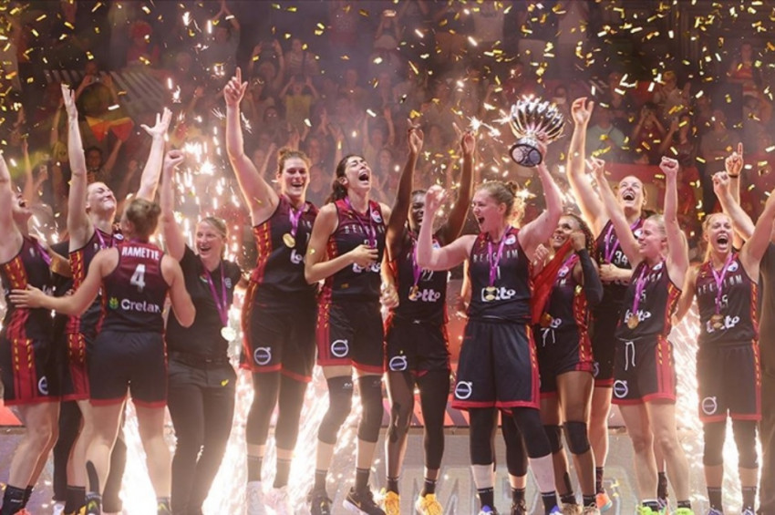 Avrupa Kadınlar Basketbol Şampiyonasında Belçika şampiyon