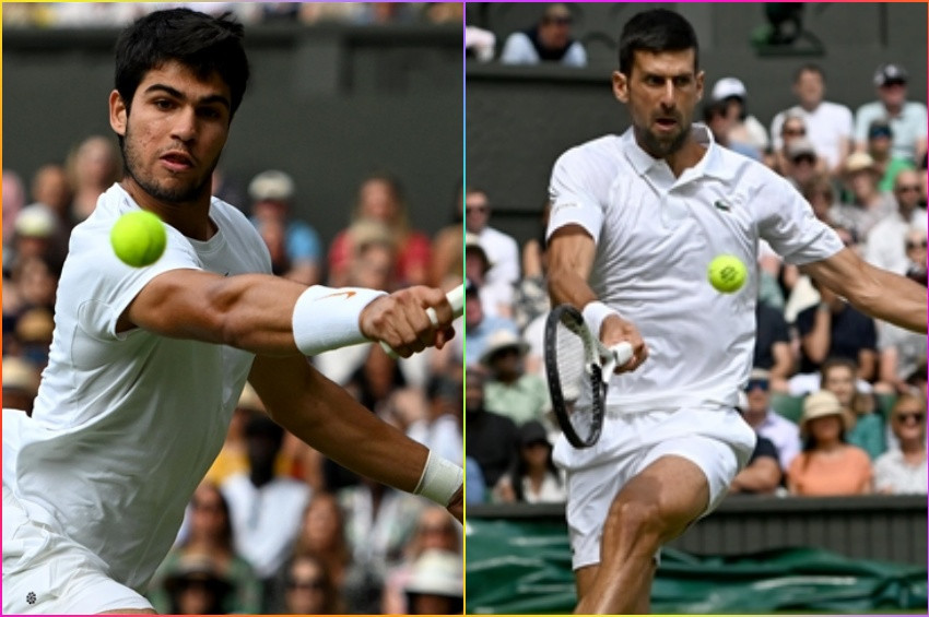 Wimbledonda Novak Djokovic ve Carlos Alcaraz finalist oldu