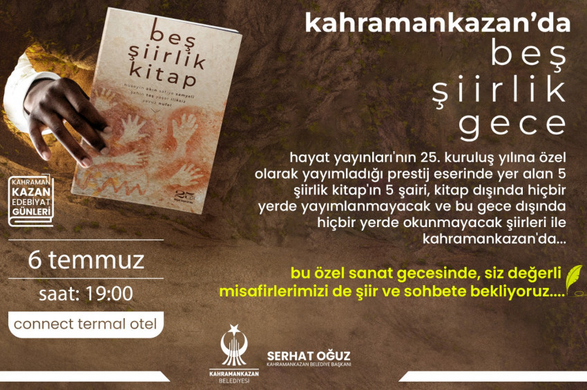 Kahramankazanda 5 Şiirlik Gece heyecanı